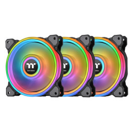 Thermaltake Riing Quad 12 RGB Caixa de computador Ventoinha 12 cm Preto
