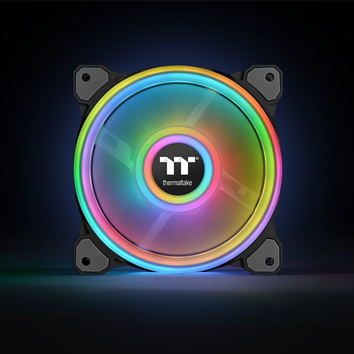 Thermaltake Riing Quad 12 RGB Caixa de computador Ventoinha 12 cm Preto