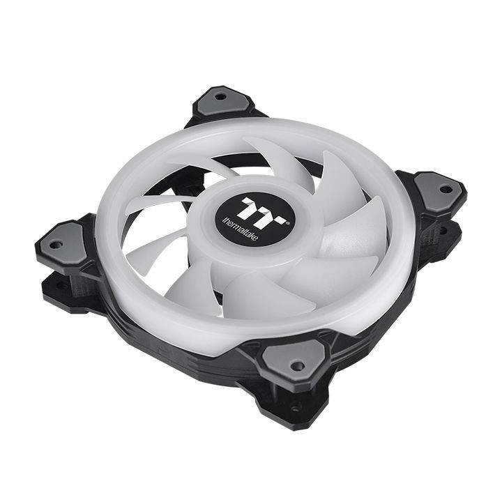 Thermaltake Riing Quad 12 RGB Caixa de computador Ventoinha 12 cm Preto