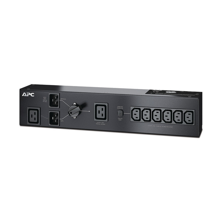 APC Service Bypass 230V 16AMP W/ (6) IEC C13 And (1) C19 PDU Preto 7