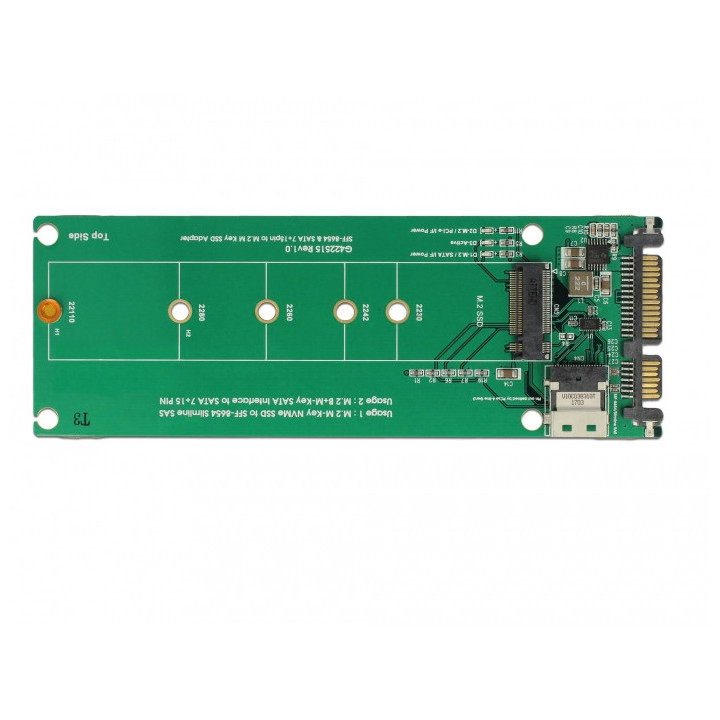 DeLOCK 63953 placa adaptador de interface SAS,SATA Interno