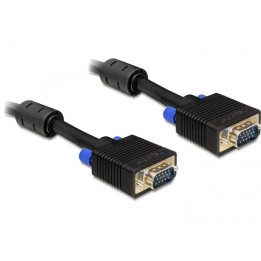 DeLOCK 10m VGA Cable cabo VGA VGA (D-Sub) Preto