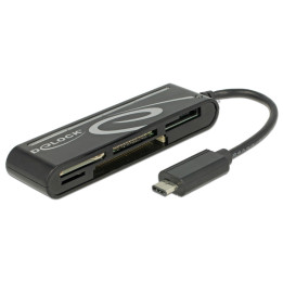 DeLOCK 91739 leitor de cartões Preto USB 2.0