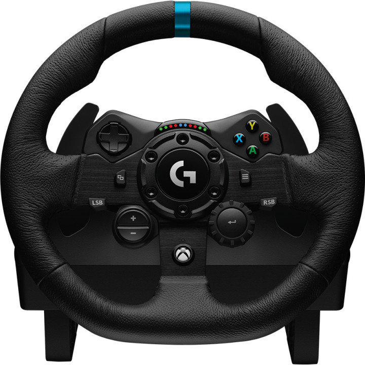 Logitech G G923 Volante + Pedais PC, Xbox 360 USB Preto
