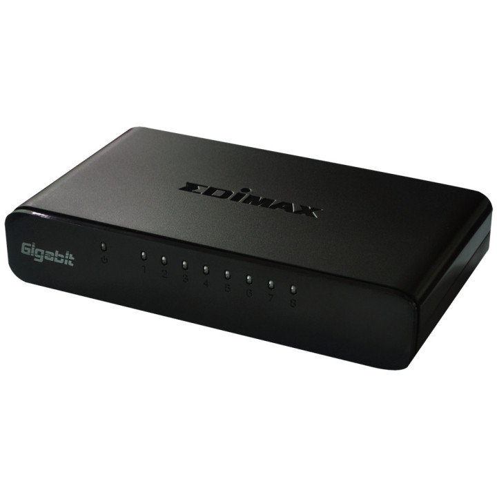 Edimax ES-5800G V3 switch de rede Não-gerido Gigabit Ethernet (10 100 1000) Preto