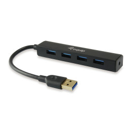 Equip 128953 hub de interface USB 3.2 Gen 1 (3.1 Gen 1) Type-A 5000 Mbit s Preto