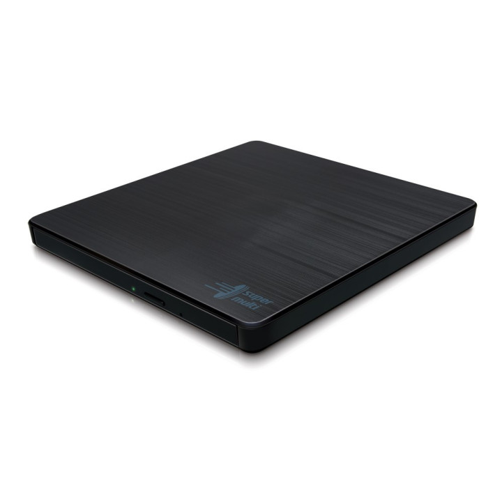 Hitachi-LG Slim Portable DVD-Writer unidade de disco ótico DVD±RW Preto
