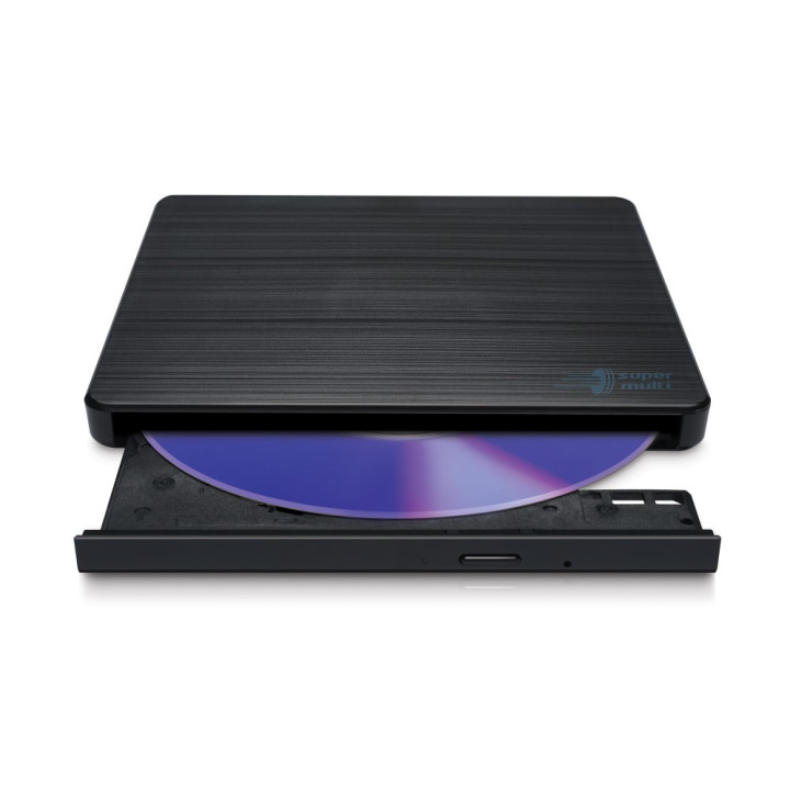 Hitachi-LG Slim Portable DVD-Writer unidade de disco ótico DVD±RW Preto