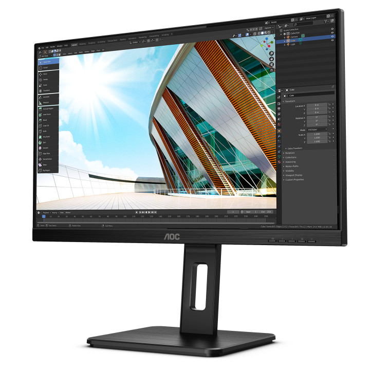 AOC Pro-line U27P2 LED display 68,6 cm (27") 3840 x 2160 pixels 4K Ultra HD Preto