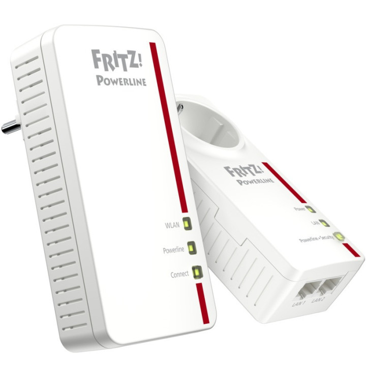 AVM FRITZ!Powerline 1260E WLAN Set 1200 Mbit/s Ethernet LAN Wi-Fi Branco - 20002795
