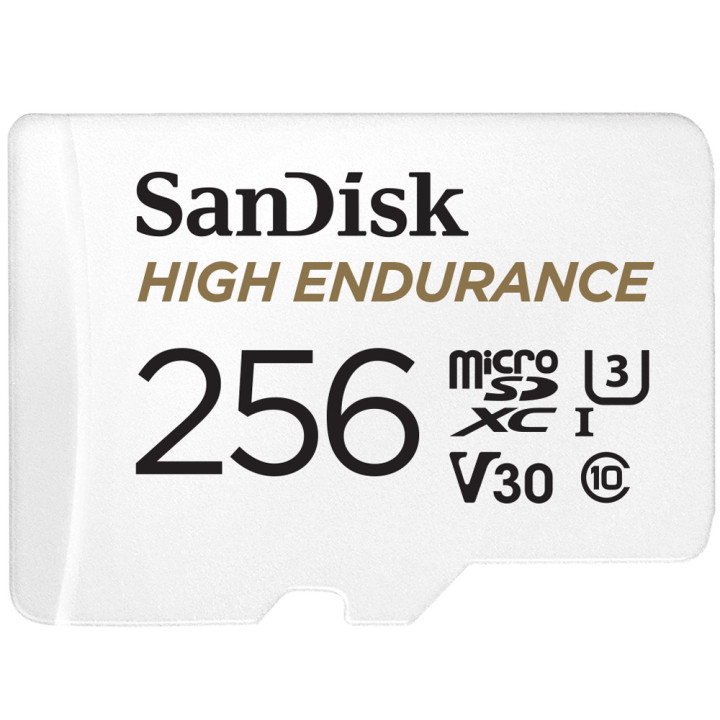 SanDisk High Endurance cartão de memória 256 GB MicroSDXC UHS-I Classe 10