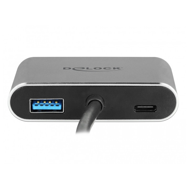 DeLOCK 64074 hub de interface USB 3.2 Gen 1 (3.1 Gen 1) Type-C Cinzento