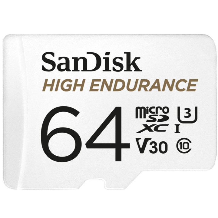 SanDisk High Endurance cartão de memória 64 GB MicroSDXC UHS-I Classe 10