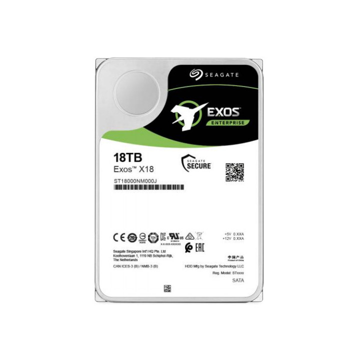 Seagate Enterprise ST18000NM000J unidade de disco rígido 3.5" 18000 GB Serial ATA III