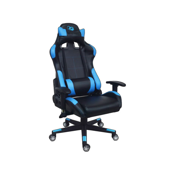 CoolBox Deep Command Cadeira de jogos para PC Assento acolchoado Preto, Azul