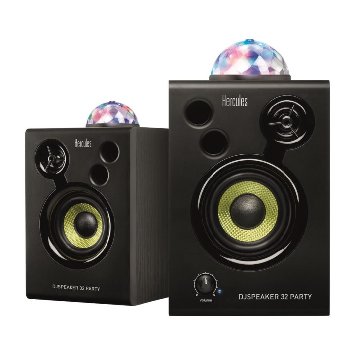 Hercules DJ Speaker 32 Party Preto Com fios 30 W