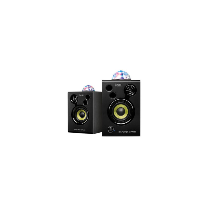Hercules DJ Speaker 32 Party Preto Com fios 30 W
