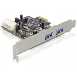 DeLOCK USB 3.0 PCI Express Card placa adaptador de interface USB 3.2 Gen 1 (3.1 Gen 1)