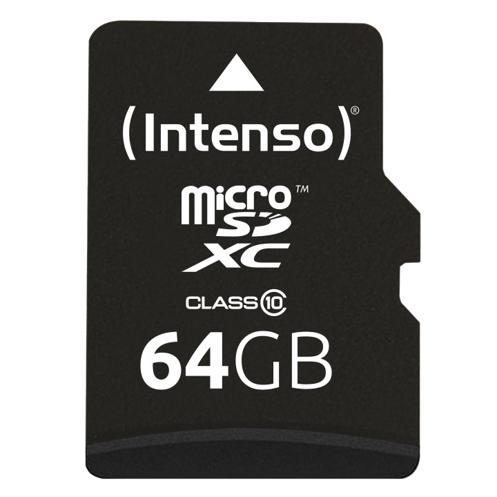 Intenso 64GB MicroSDHC cartão de memória MicroSDXC Classe 10