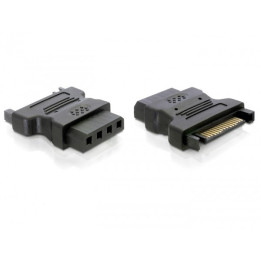 DeLOCK Adapter Power - IDE drive  4 Pin SATA 15 p IDE 4p Preto