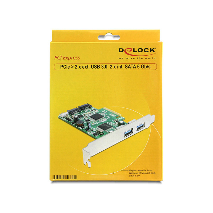 DeLOCK 89359 placa adaptador de interface Interno USB 3.2 Gen 1 (3.1 Gen 1)