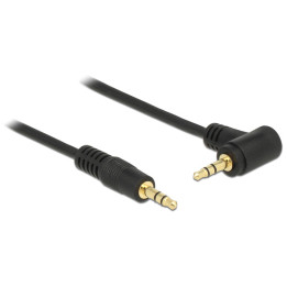DeLOCK 3.5 mm, 1 m cabo de áudio 3.5mm Preto