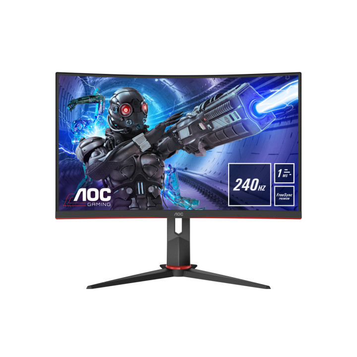 Monitor AOC Gaming C32G2ZE/BK 80cm (31.5") 1920 x 1080 pixels Full HD LED Preto