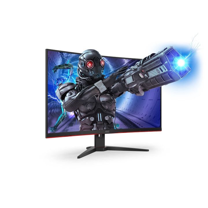 Monitor AOC Gaming C32G2ZE/BK 80cm (31.5") 1920 x 1080 pixels Full HD LED Preto