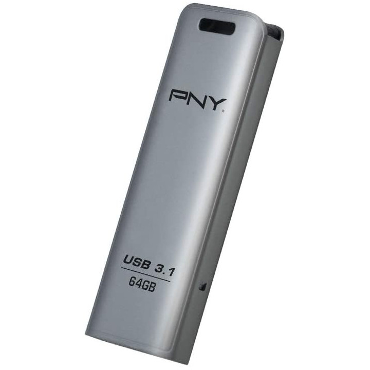 PNY FD64GESTEEL31G-EF unidade de memória USB 64 GB 3.2 Gen 1 (3.1 Gen 1) Inox