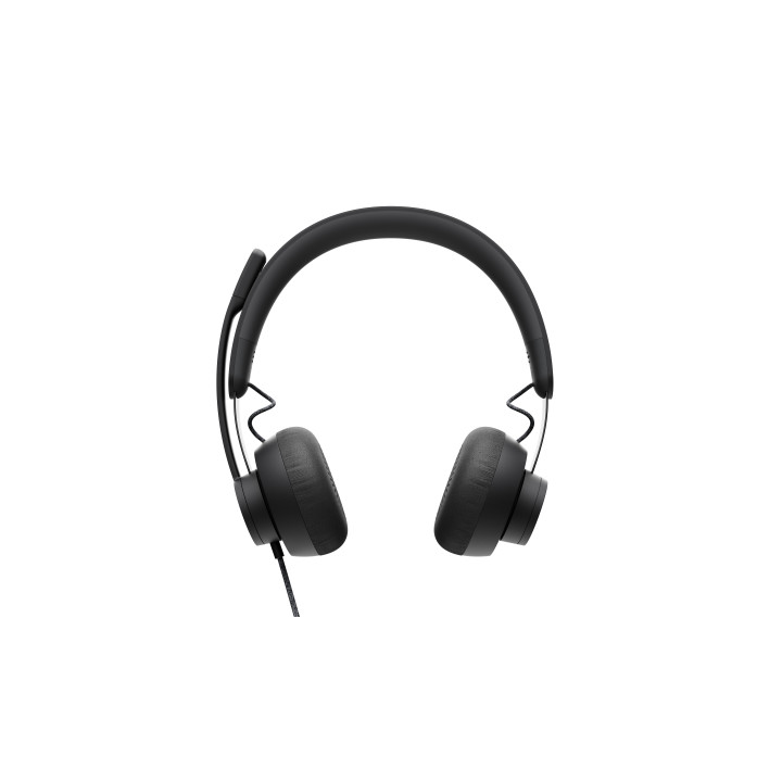 Logitech Zone Wired UC Auscultadores Fita de cabeça USB Type-C Preto