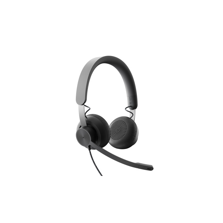 Logitech Zone Wired UC Auscultadores Fita de cabeça USB Type-C Preto