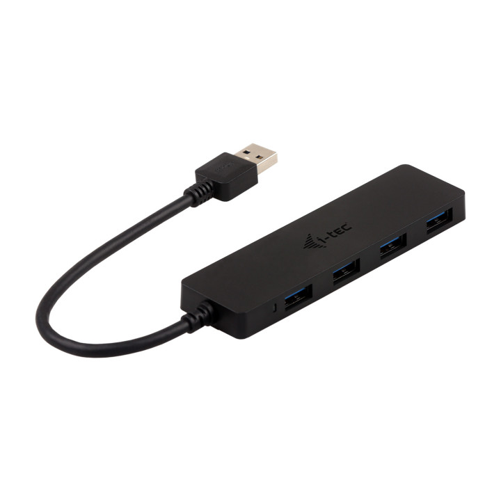 i-tec Advance U3HUB404 hub de interface USB 3.2 Gen 1 (3.1 Gen 1) Type-A 5000 Mbit s Preto