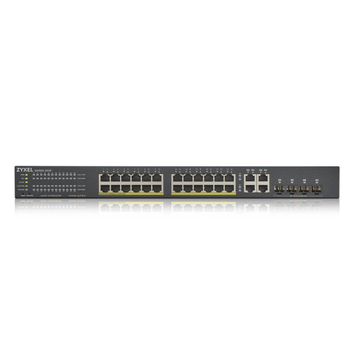 Zyxel GS1920-24HPV2 Gerido Gigabit Ethernet (10 100 1000) Power over Ethernet (PoE) Preto