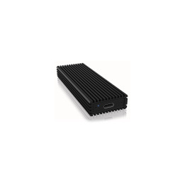 ICY BOX IB-1816M-C31 Caixa para Discos Rígidos Compartimento SSD Preto M.2