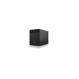 ICY BOX IB-3740-C31 Compartimento HDD SSD Preto 2.5 3.5"