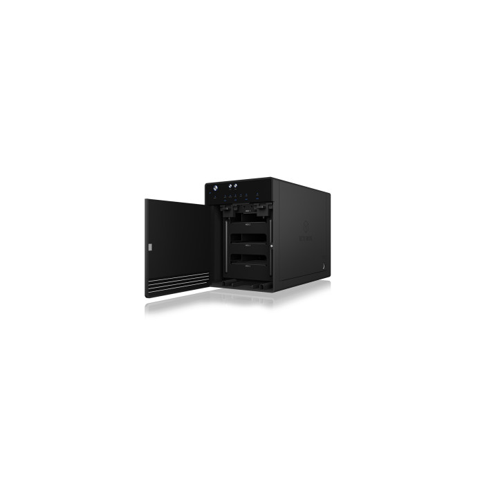 ICY BOX IB-3740-C31 Compartimento HDD SSD Preto 2.5 3.5"
