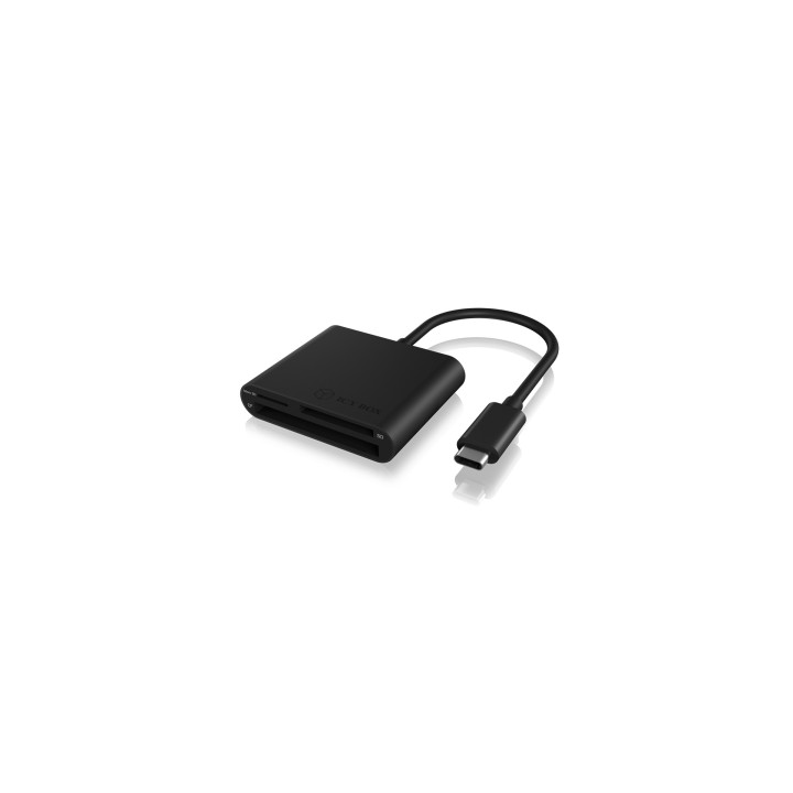 RaidSonic IB-CR301-C3 leitor de cartões USB 3.2 Gen 1 (3.1 Gen 1) Type-C Preto