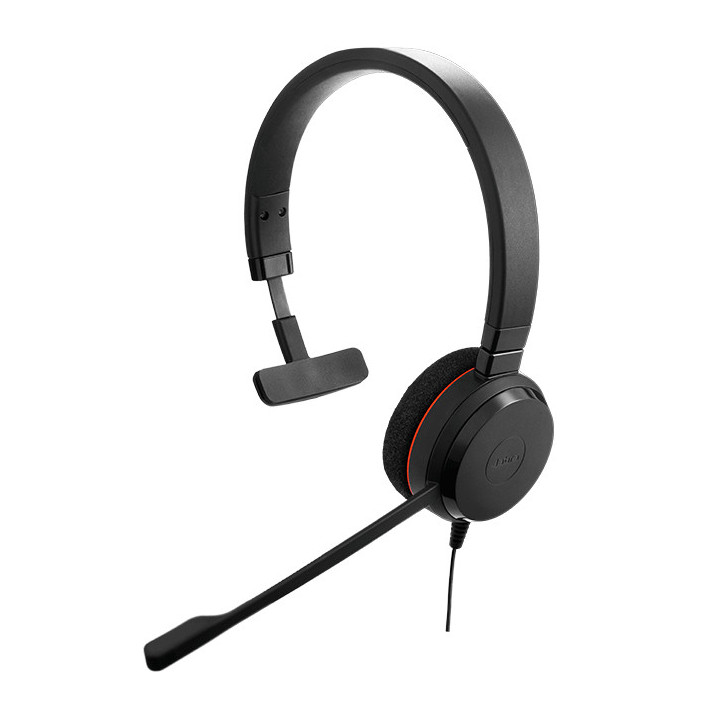 Jabra Evolve 20 UC Mono USB-C Auscultadores Fita de cabeça USB Type-C Preto