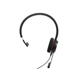 Jabra Evolve 20 UC Mono Auscultadores Fita de cabeça Preto