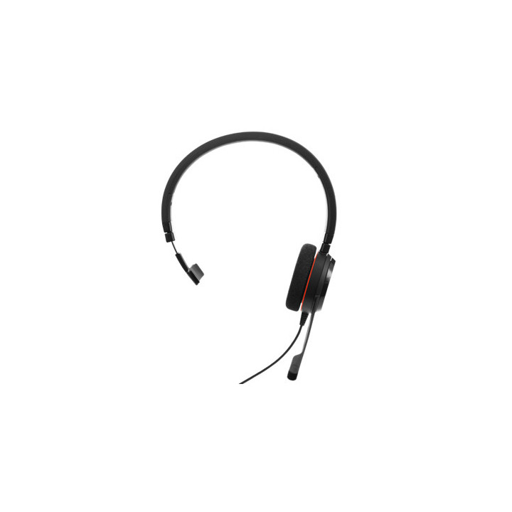 Jabra Evolve 20 UC Mono Auscultadores Fita de cabeça Preto