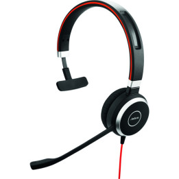 Jabra EVOLVE 40 Auscultadores Fita de cabeça Conetor 3,5 mm Preto, Prateado