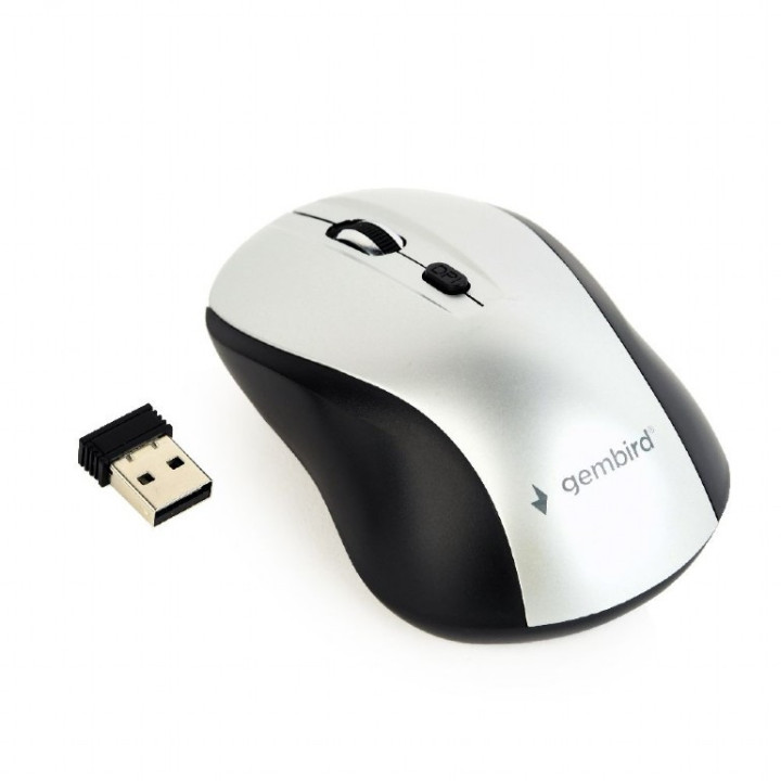 Gembird MUSW-4B-02-BS rato Ambidestro RF Wireless Ótico 1600 DPI