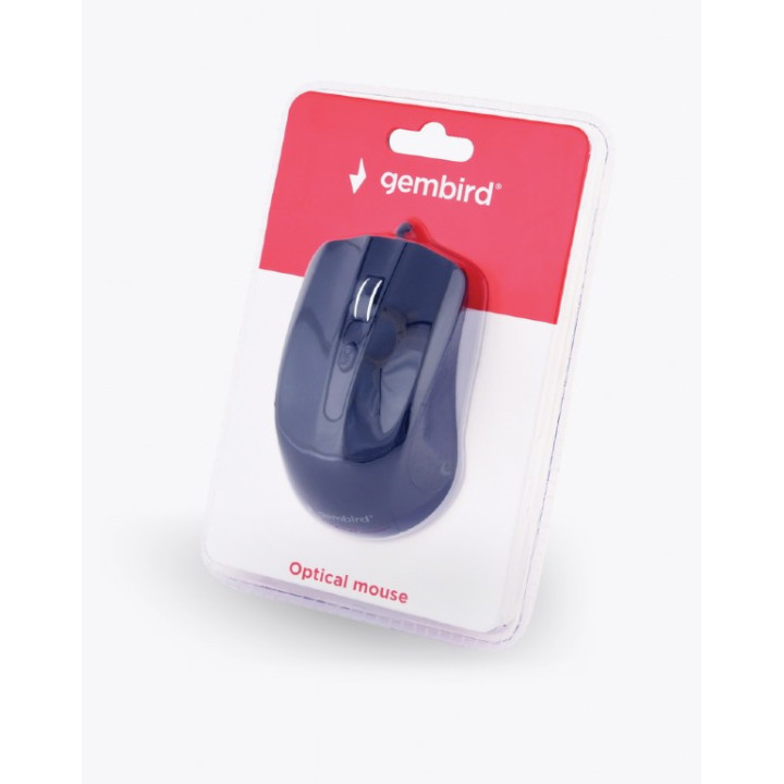 Gembird MUS-4B-01 rato Ambidestro USB Type-A Ótico 1200 DPI
