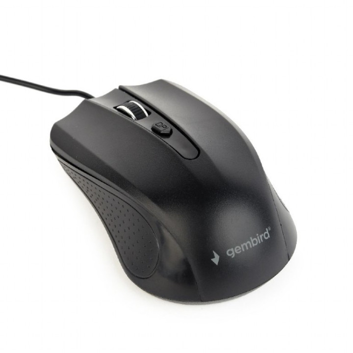 Gembird MUS-4B-01 rato Ambidestro USB Type-A Ótico 1200 DPI