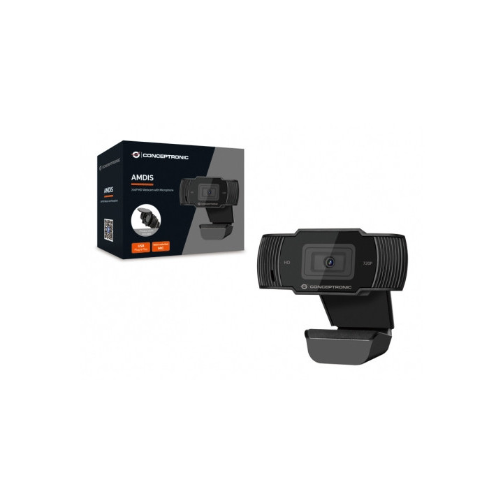 Conceptronic AMDIS03B webcam 1280 x 720 pixels USB 2.0 Preto