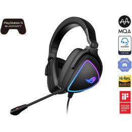 ASUS ROG Delta S Auscultadores Fita de cabeça Preto