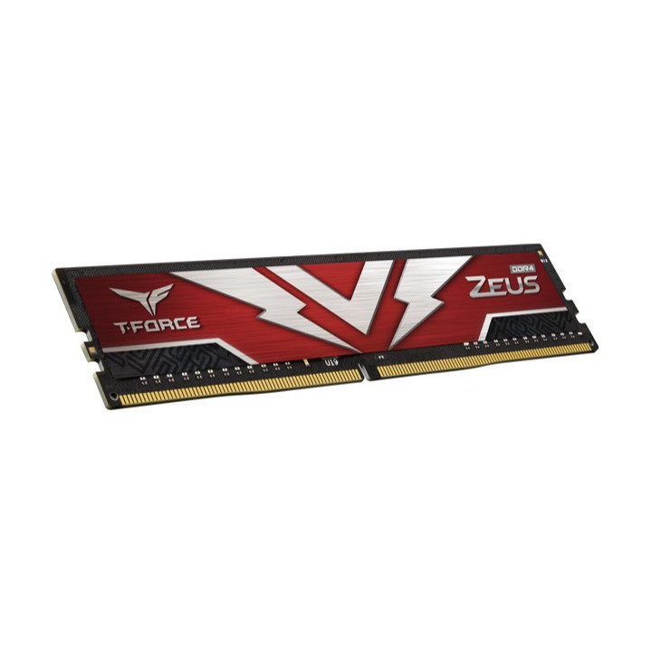 Team Group T-FORCE Zeus Dimm 8GB (1x8GB) DDR4 3200Mhz CL20 RED - TTZD48G3200HC2001
