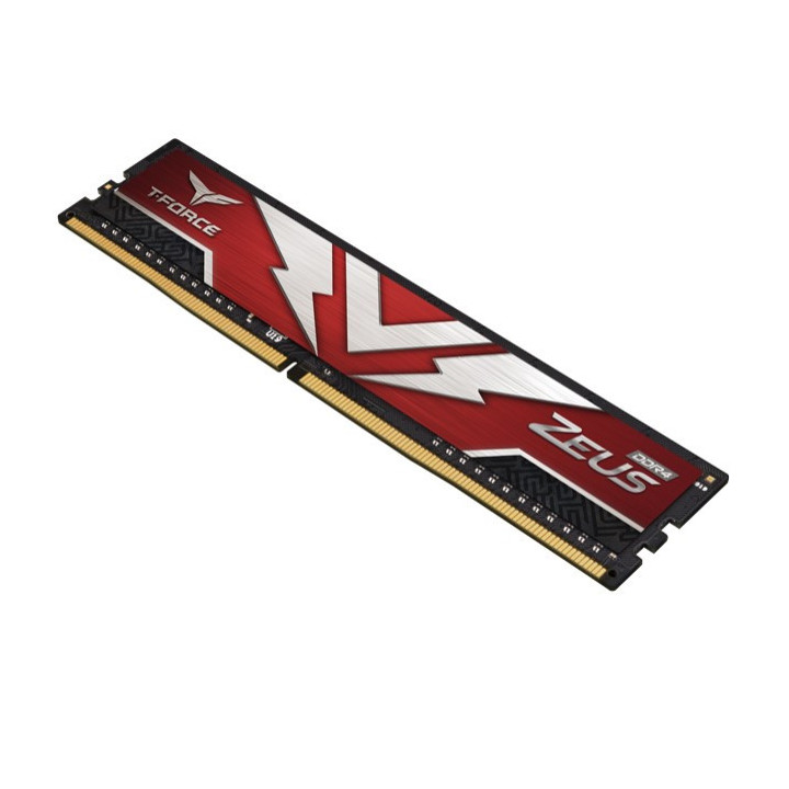 Team Group T-FORCE Zeus Dimm 8GB (1x8GB) DDR4 3200Mhz CL20 RED - TTZD48G3200HC2001