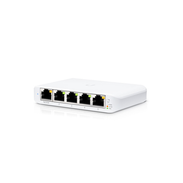Ubiquiti Networks UniFi USW Flex Mini Gerido Gigabit Ethernet (10 100 1000) Power over Ethernet (PoE) Branco