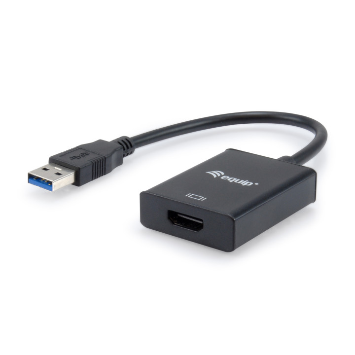 Equip 133385 adaptador gráfico USB 1920 x 1080 pixels Preto